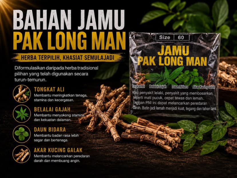 Bahan Jamu Paklong Man